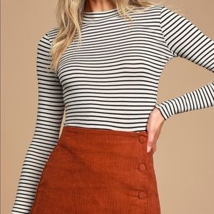 Lulus Striped Top NWT
